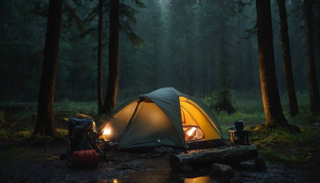 que faire quand il pleut en camping