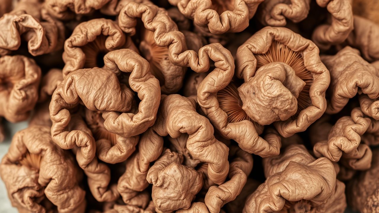 champignons séchés