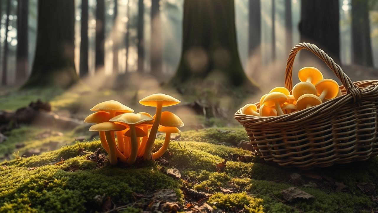Cueillette Girolles Moment
