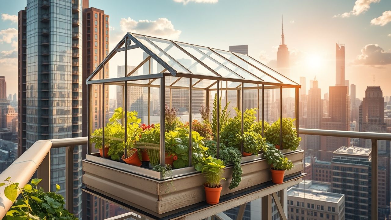 Mini Serre Balcon Agriculture Urbaine