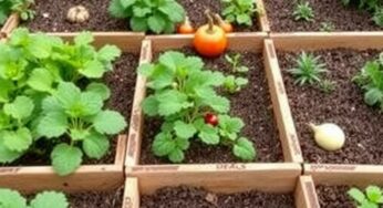 Aménager un potager en carrés au printemps : guide complet