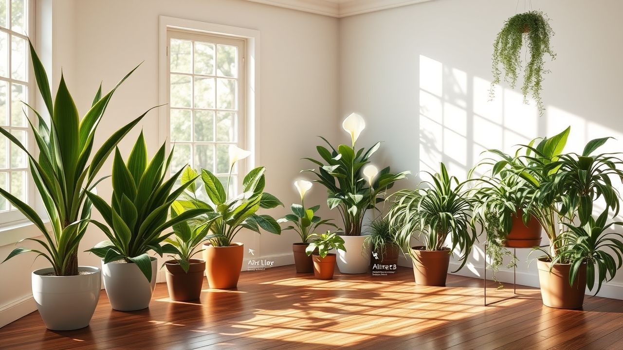 Purificateur d'Air Naturel Plantes