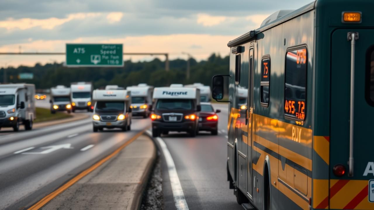 67 Camping Cars Flashes En 24h Sur A75 Record Exces Vitesse