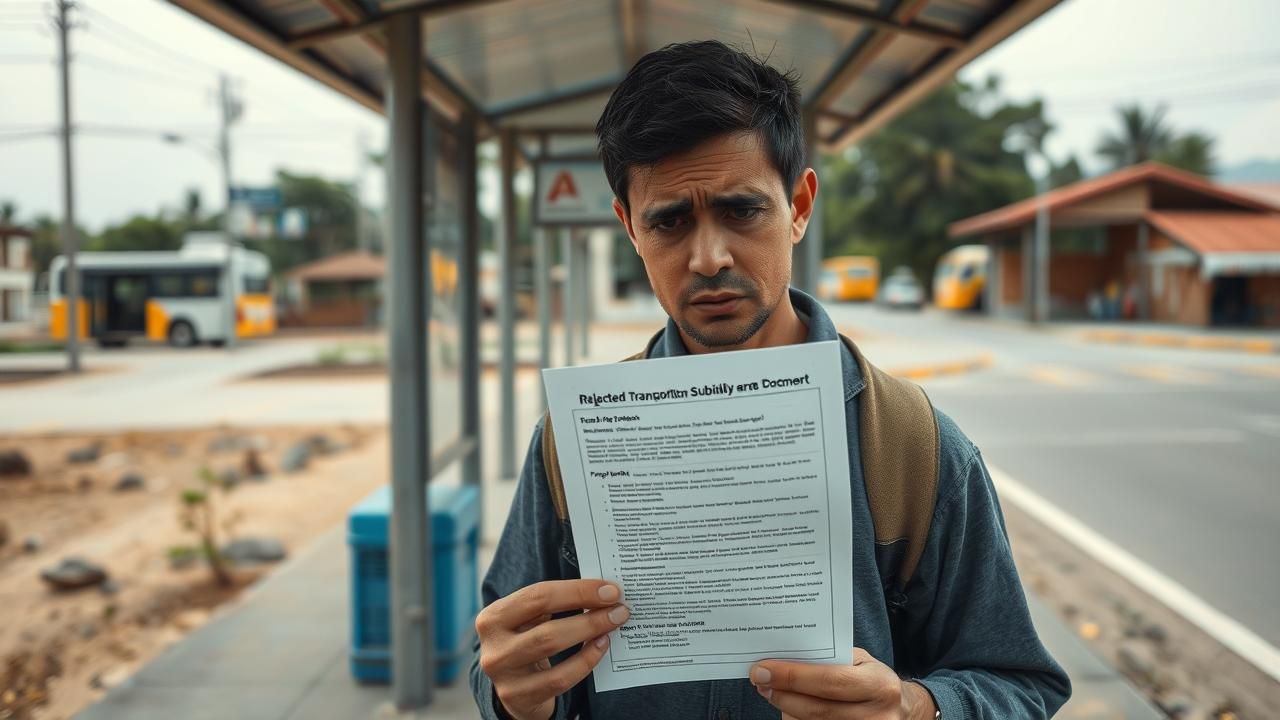 Aide Transport Bloquee Document Crucial