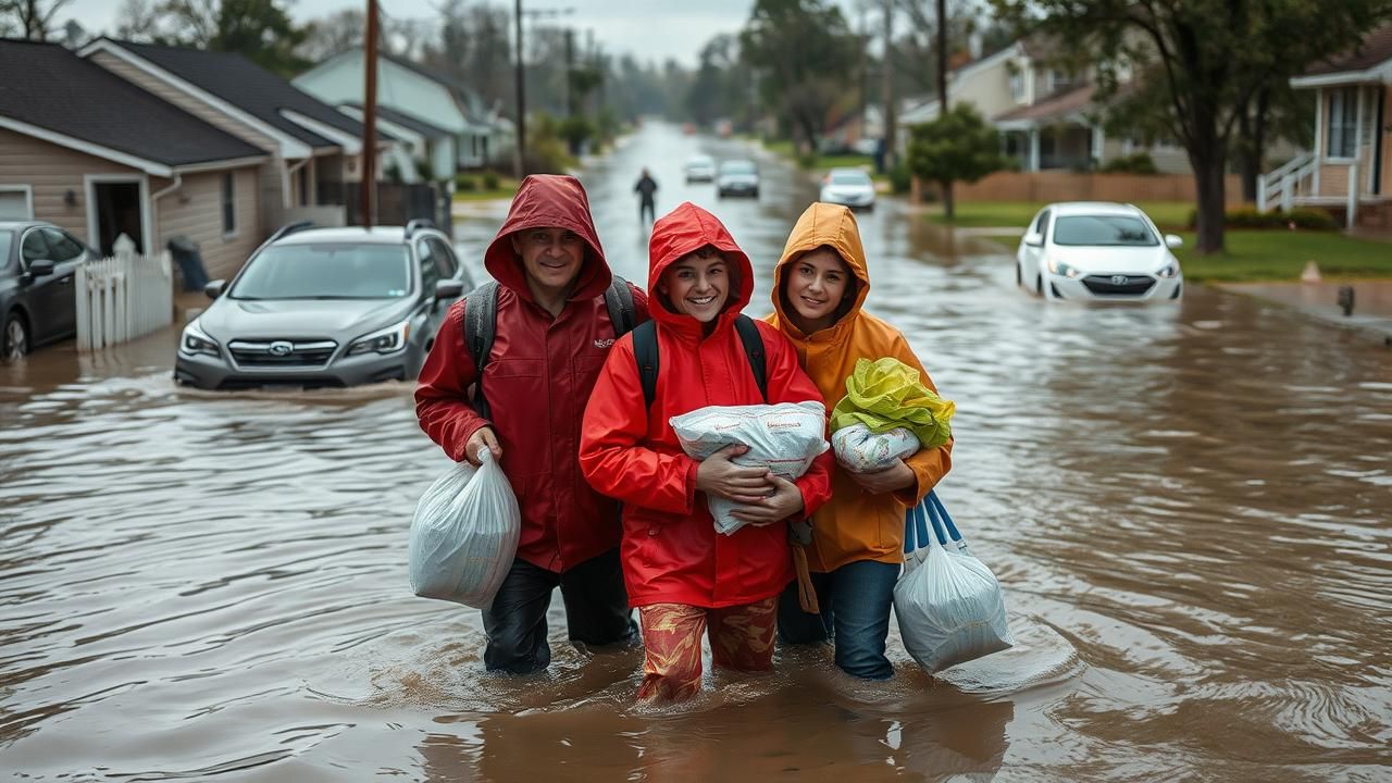 Catastrophes Aide Urgente Familles