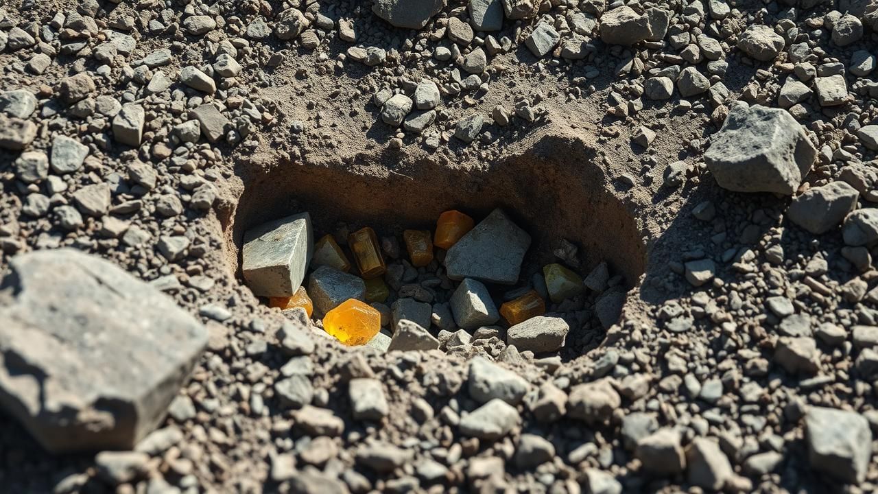 Decouverte Mineraux Rares Anciens Depots