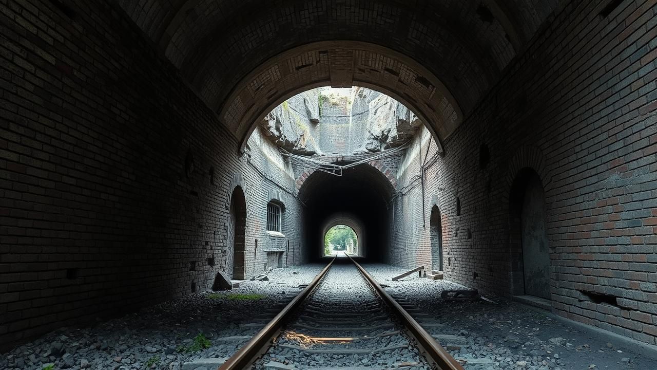 Decouverte Tunnel Cache Tresor Mineral