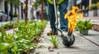 Désherbage thermique : cette méthode ancestrale revient en force pour des villes plus vertes en 2025