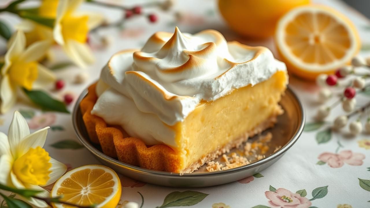 Dessert Printanier Citron Surprend Invites