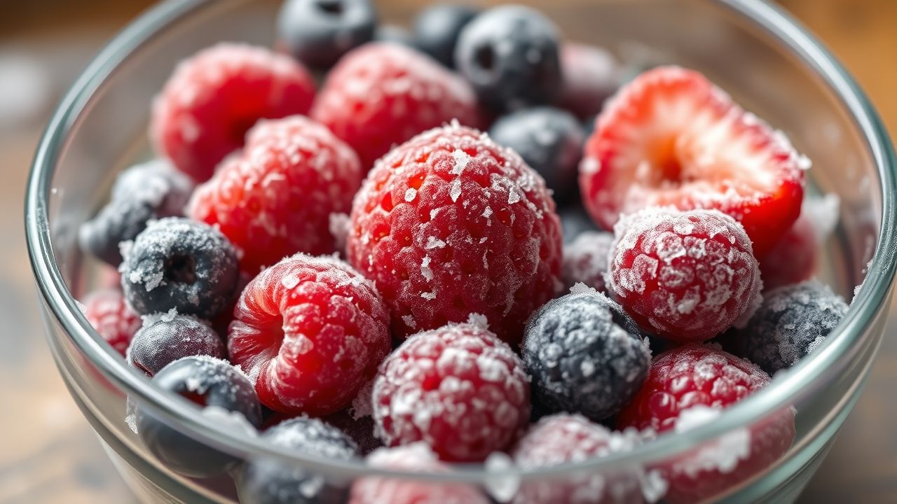 Fruit Rouge Toxique En Surgele