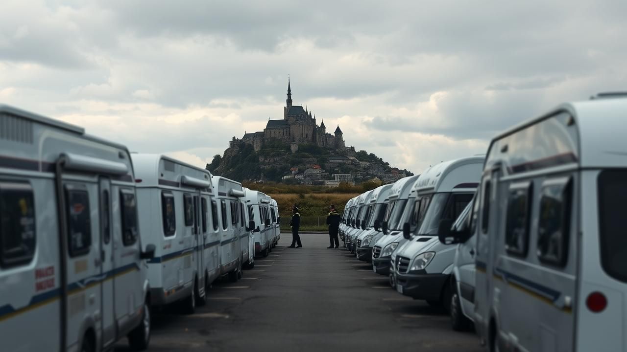 Mont Saint Michel Amendes Camping Cars