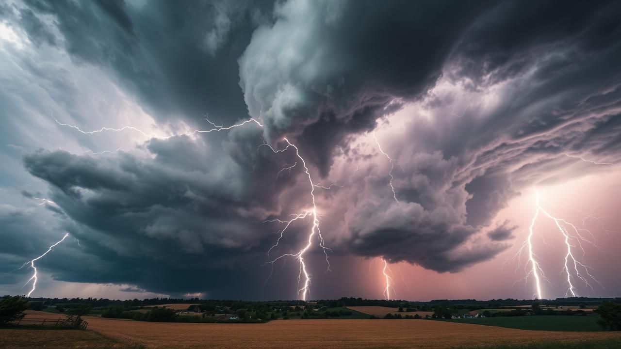 Orages Violents France 61 Departements Alerte
