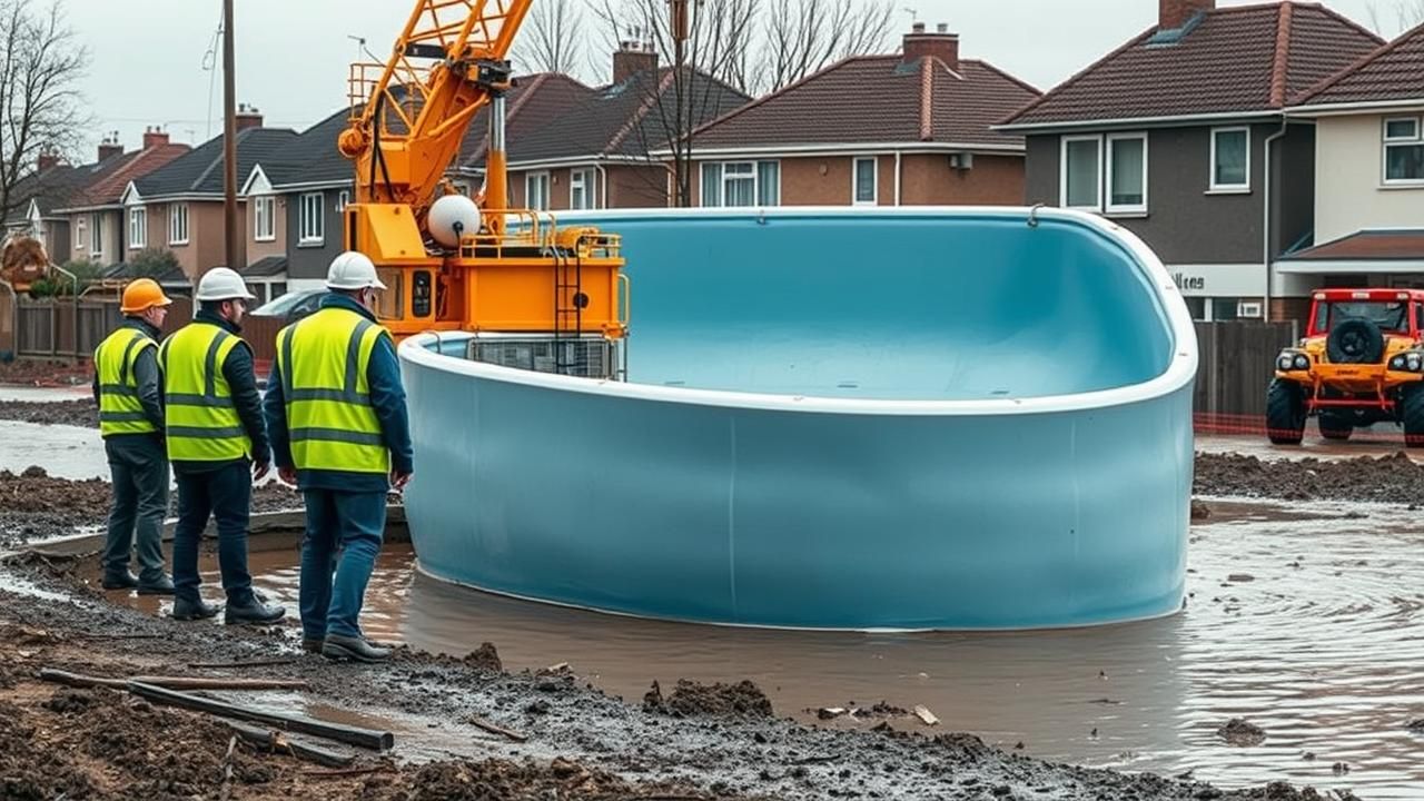 Piscine Coque Interdite Verchamps Chantier Stoppe