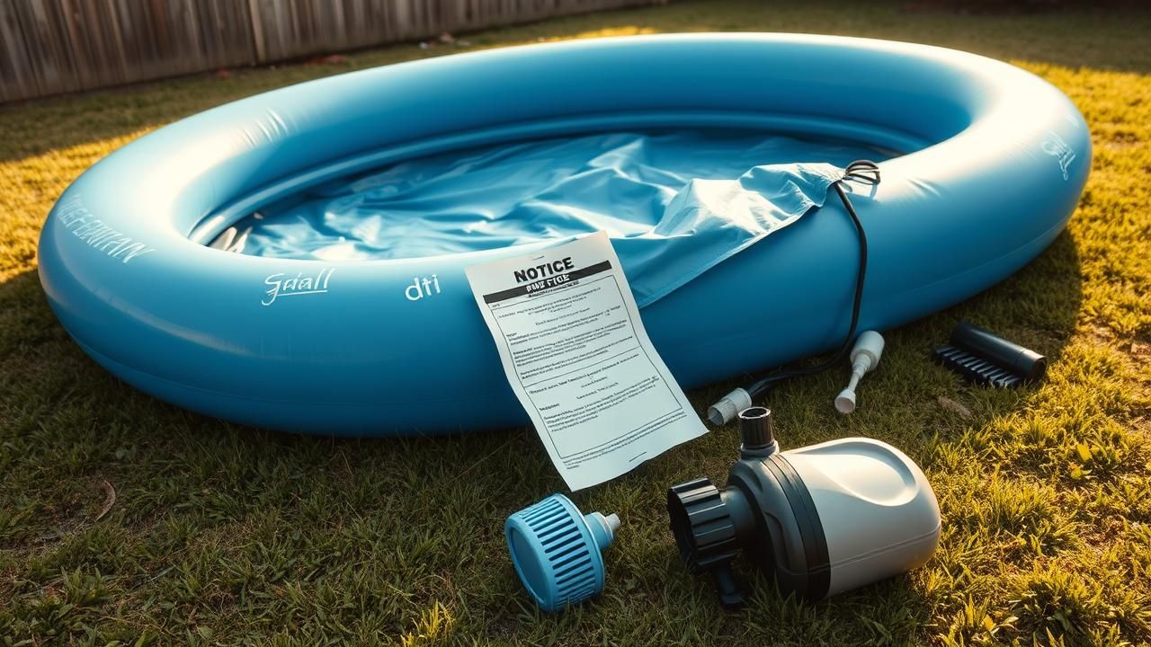 Piscines Gonflables Interdites Sans Dalle