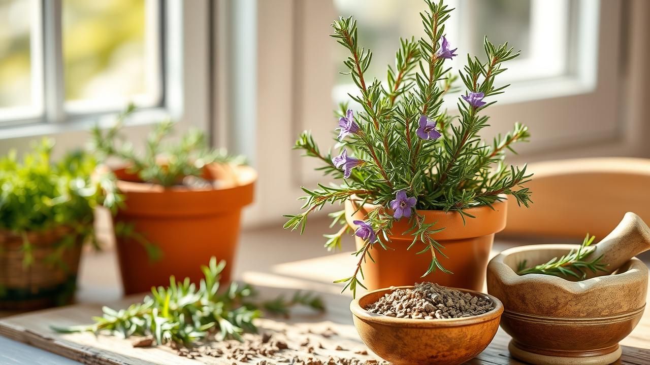 Romarin Vertus Purifier Maison
