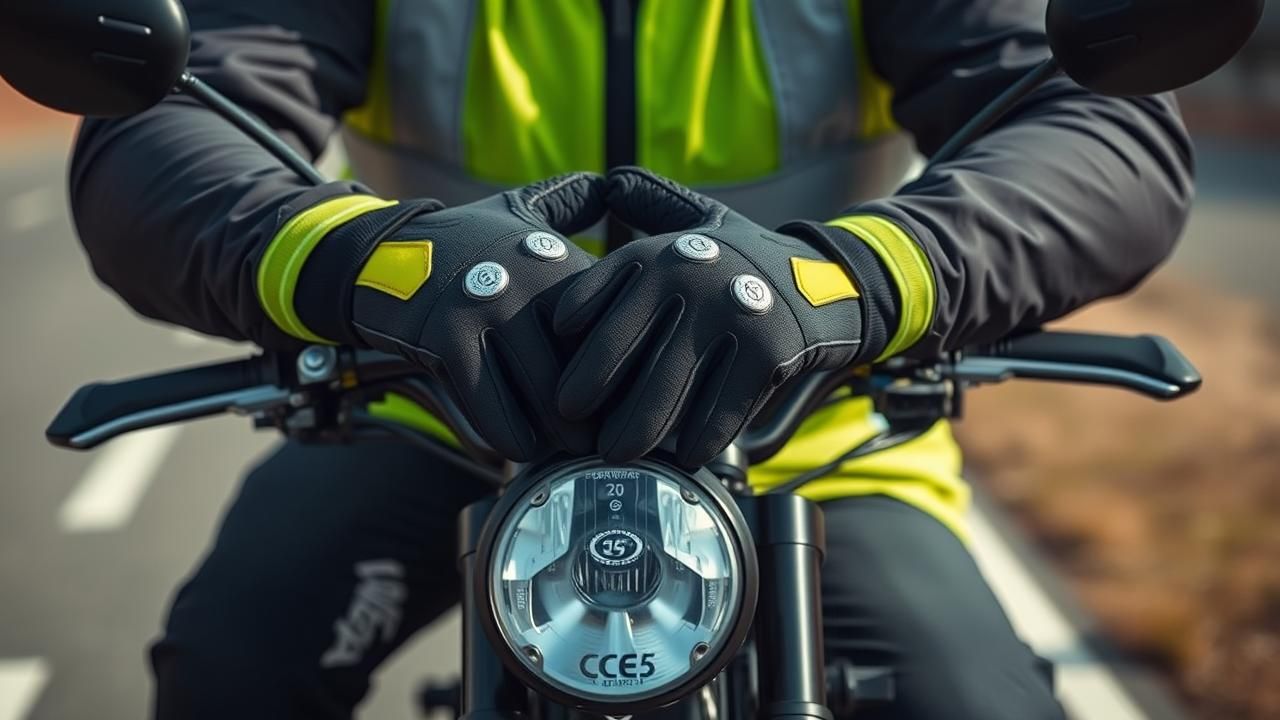 Securite Routiere Gants Gilet Motards Cyclistes 2025