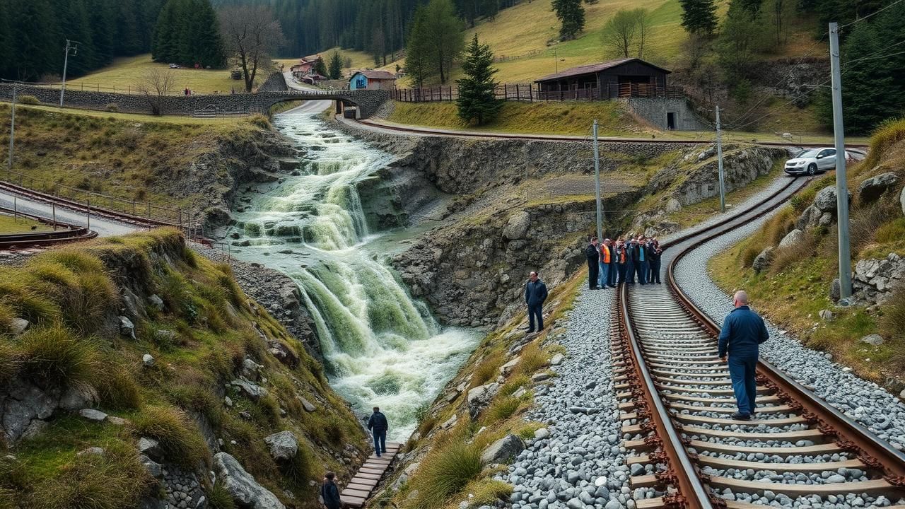 Valbrun Coulee Marne Verte Menace Voie Ferree