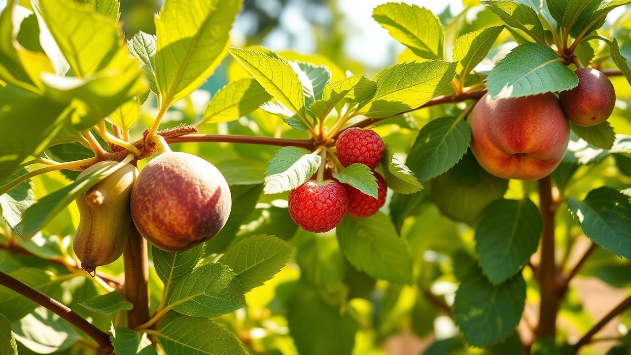 3 Arbres Fruitiers Fruits Premiere Annee