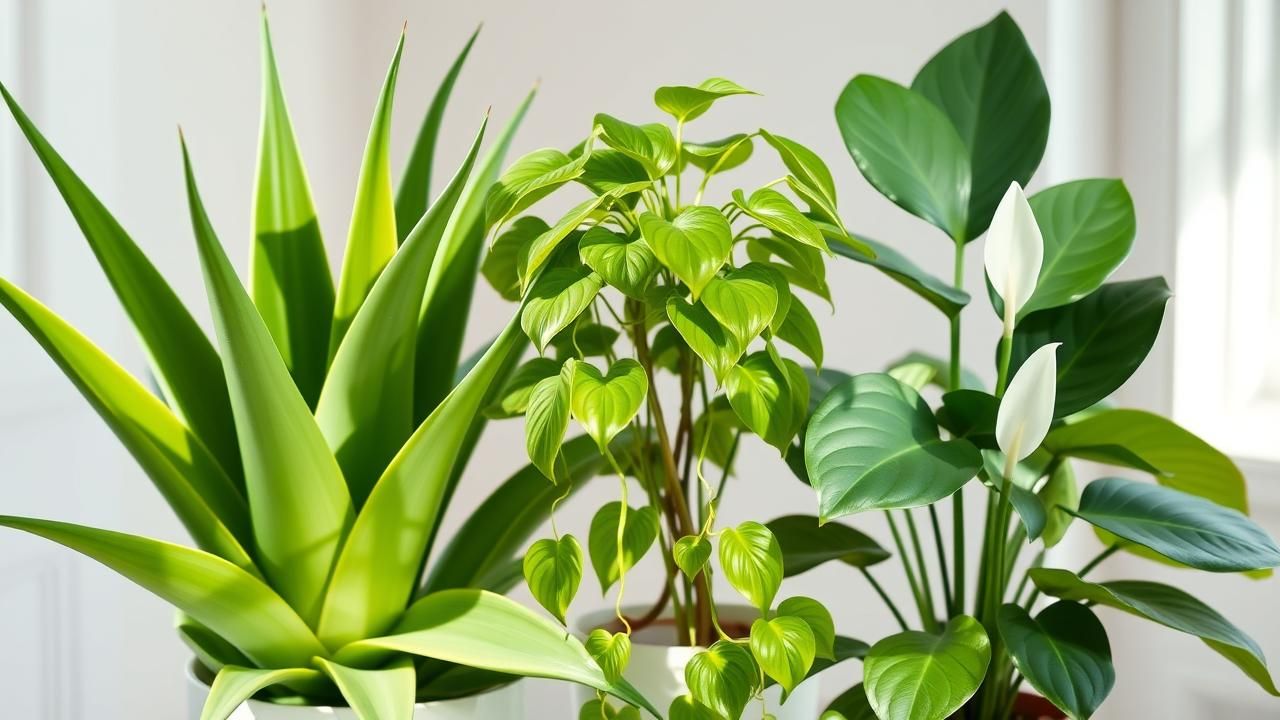 3 Plantes Increvables Purifier Appartement