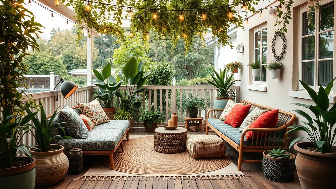5 Astuces Bohemes Terrasse Chaleureuse