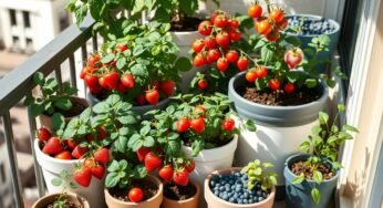 5 fruits miniatures parfaits pour un jardin fruitier sur votre petit balcon