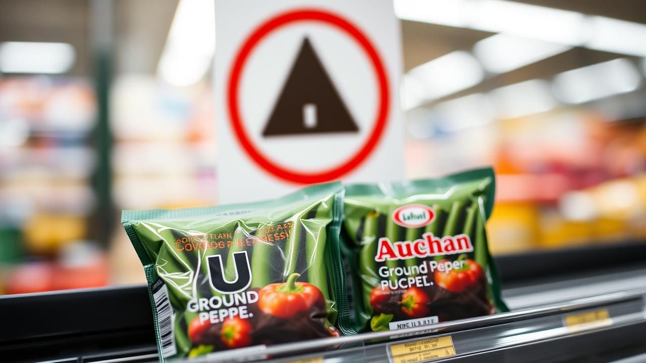 Alerte Poivres Supermarche Interdits