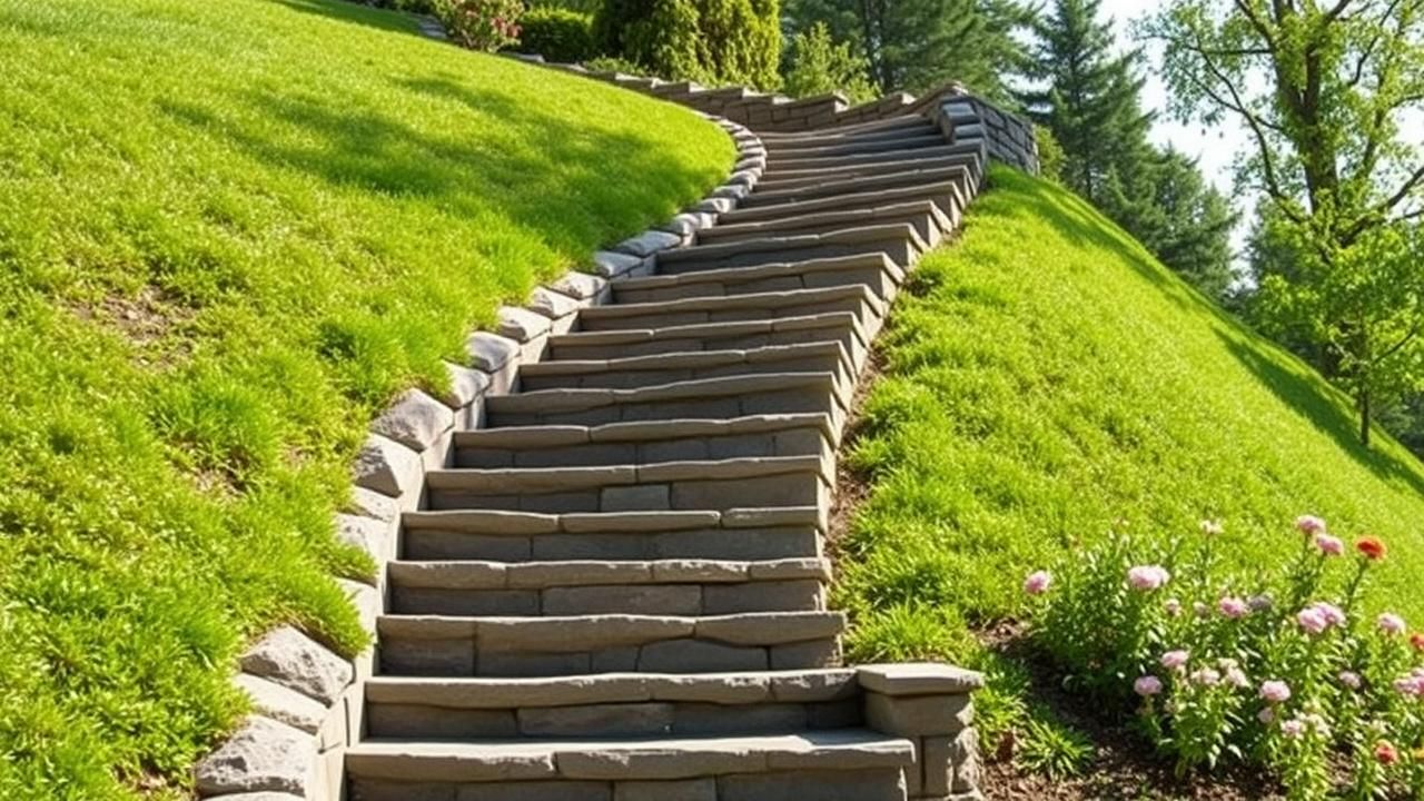 Amenager Un Escalier Dans Un Talus Pentue