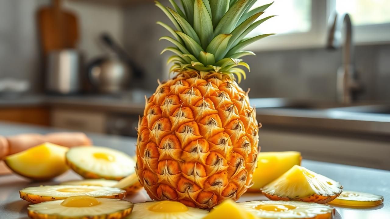 Ananas Fruit Booste Moral Cuisine