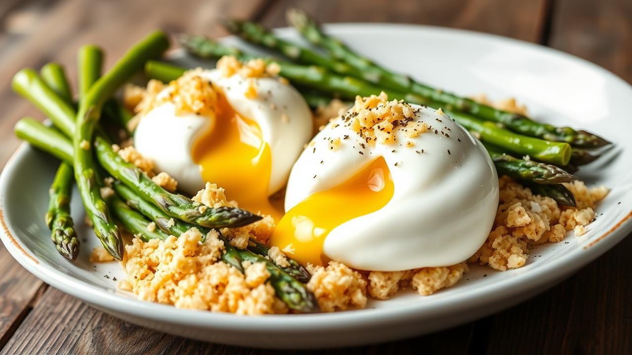 Asperges Printaniere Recette Oeufs Crumble