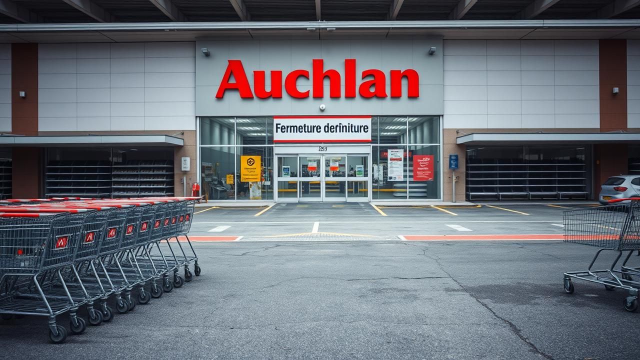 Auchan Ferme 25 Magasins Espagne