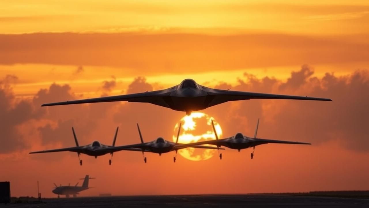 B21 Raiders Guam Demonstration Force Pekin 2025