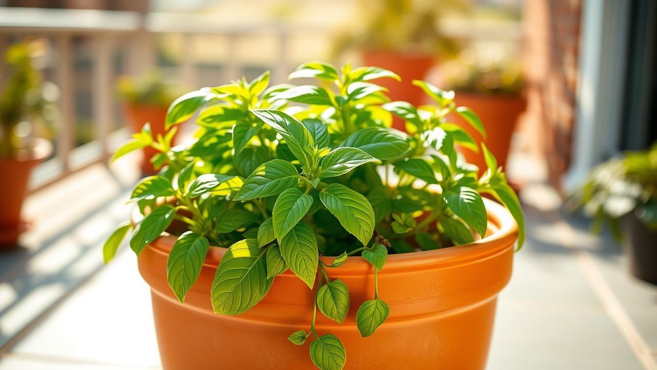 Basilic Plante Miracle Eloigner Moustiques Ete Terrasse