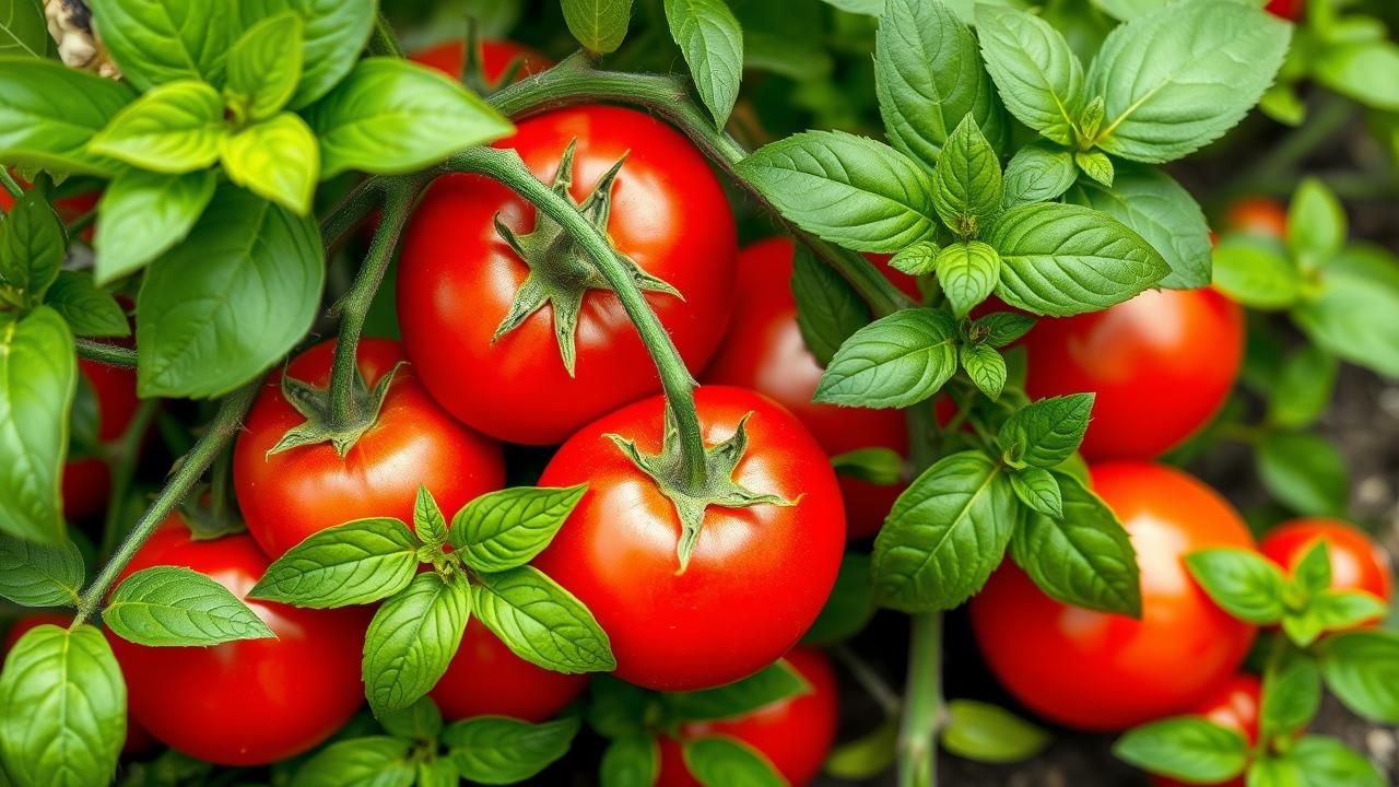Basilic Tomates Astuce Recolte Nuisibles