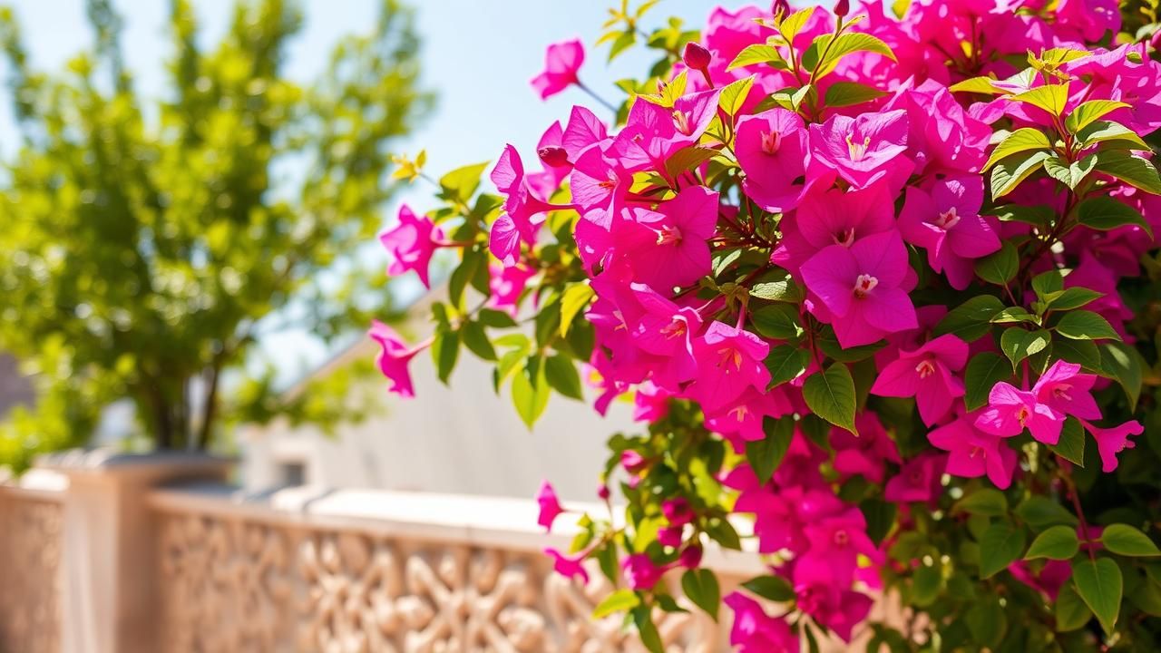 Bougainvillier Plante Fleurit Sans Arrosage