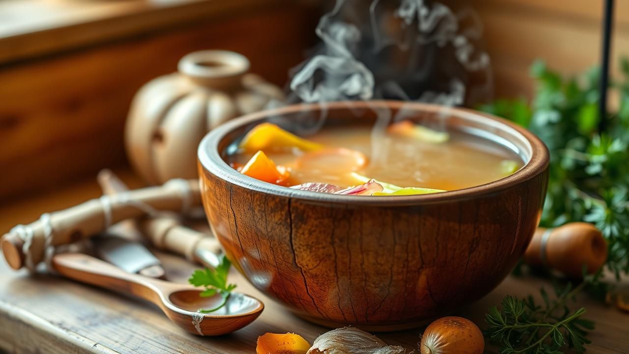 Bouillon Maison Avec Epluchures