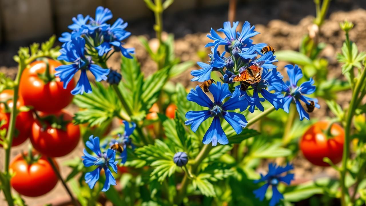 Bourrache Plante Protege Tomates Pollinisateurs