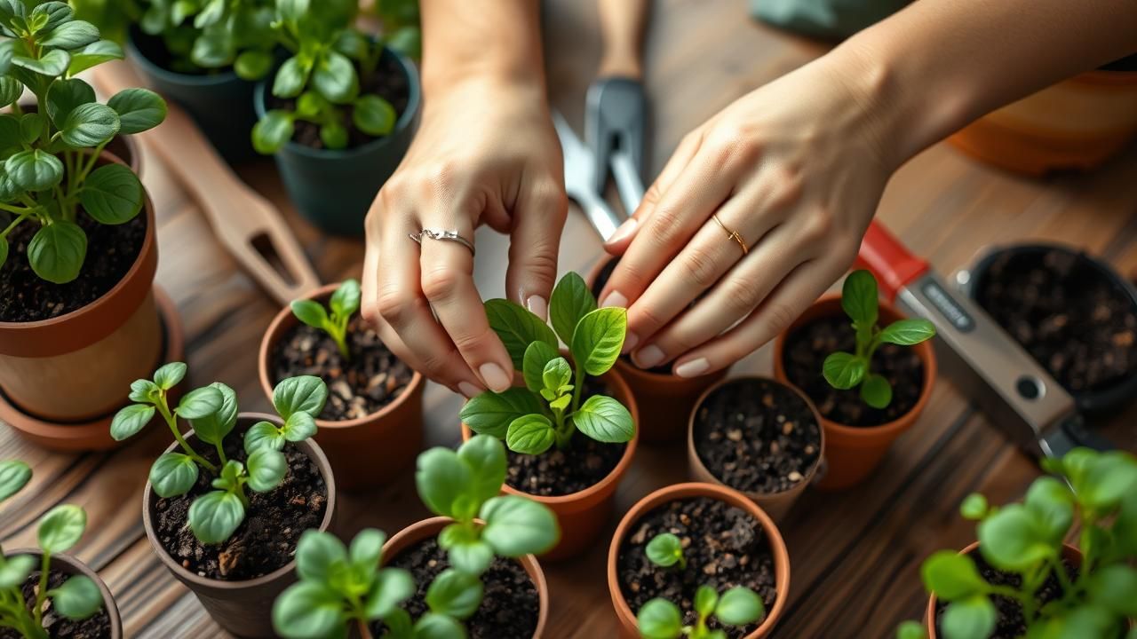 Bouturer Plantes Printemps Jardin Luxuriant