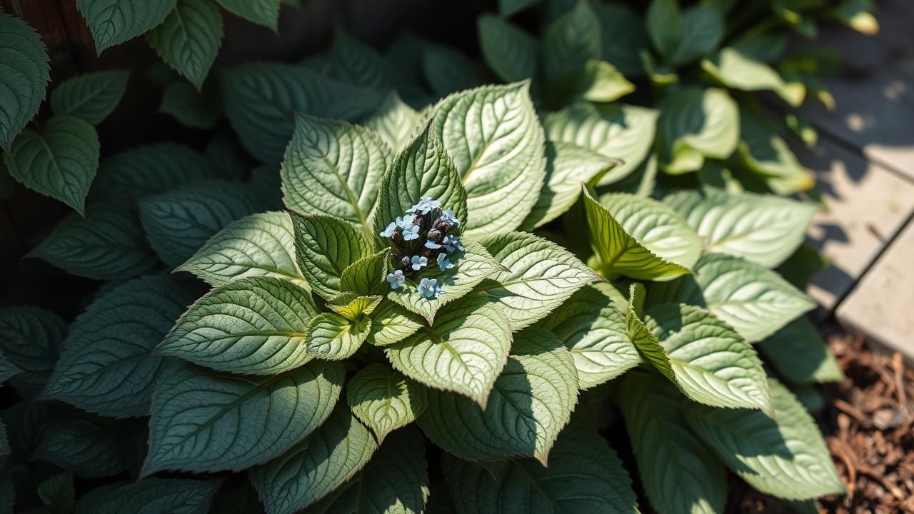 Brunnera Macrophylla Vivace Lumineuse Jardin