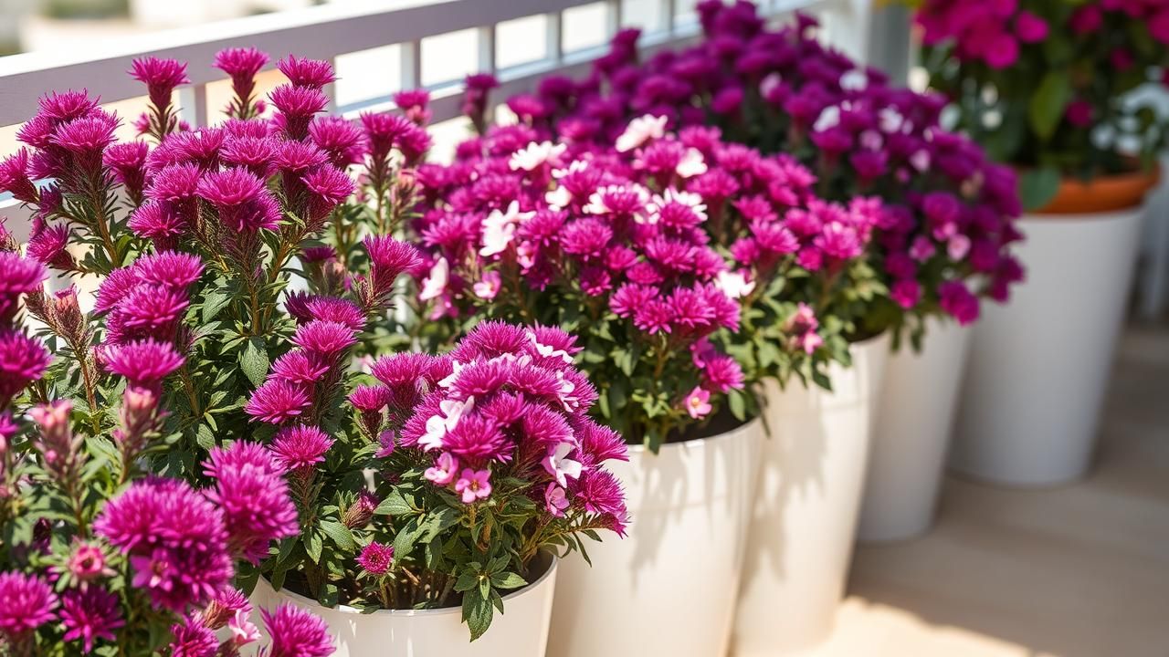 Bruyeres En Pot Pour Balcon En Hiver