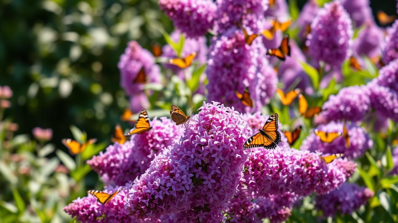 Buddleia Arbuste Attire Papillons