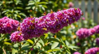Buddleia : l’arbuste magique qui attire les papillons dans votre jardin