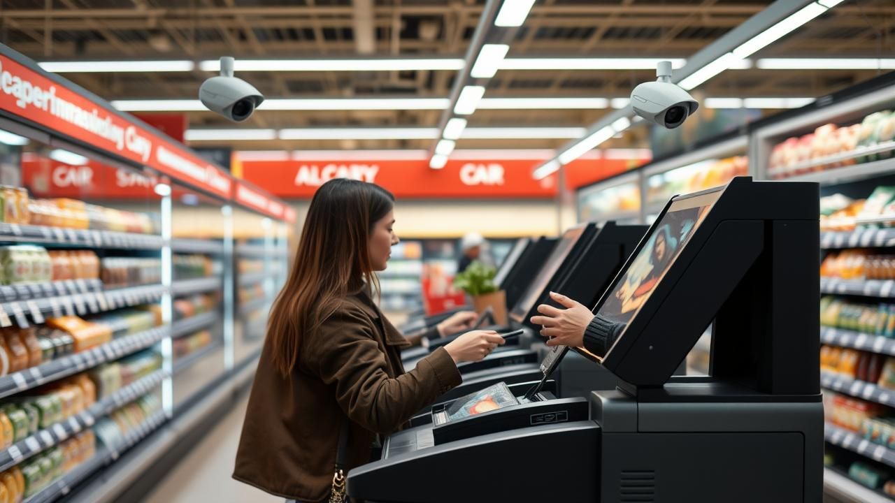 Caisses Automatiques Changement Supermarches 2024