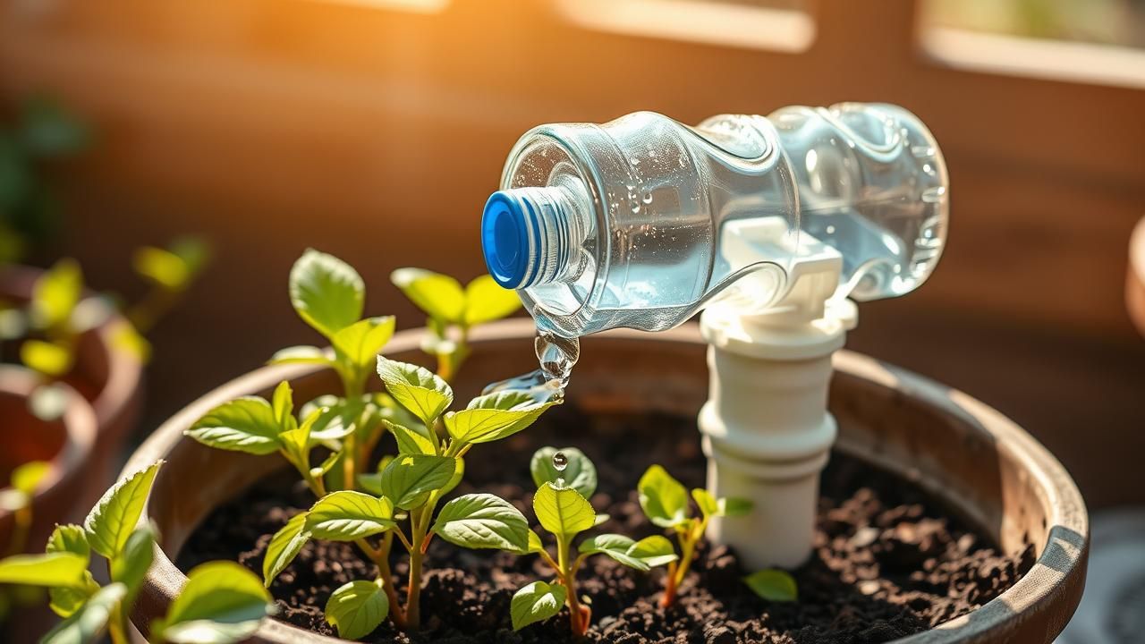Canicle Astuce Bouteille Sauve Plantes Vacances