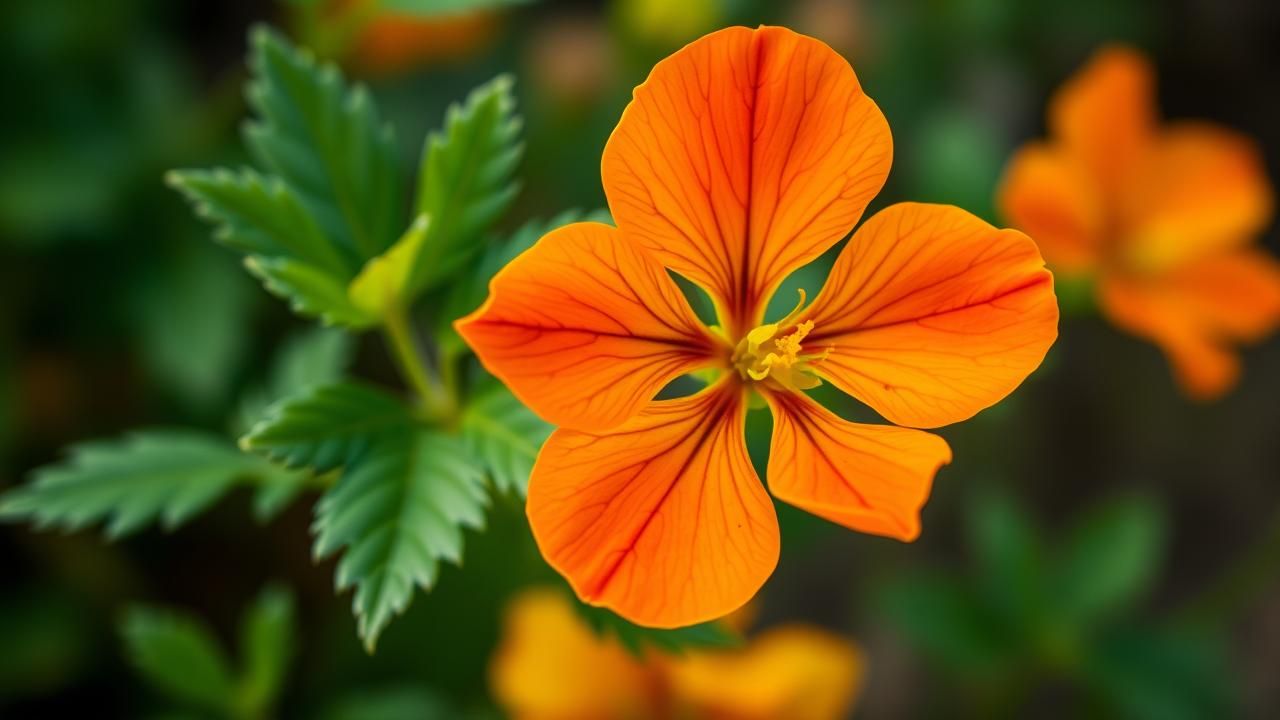 Capucine Fleur Comestible Vertus Jardin