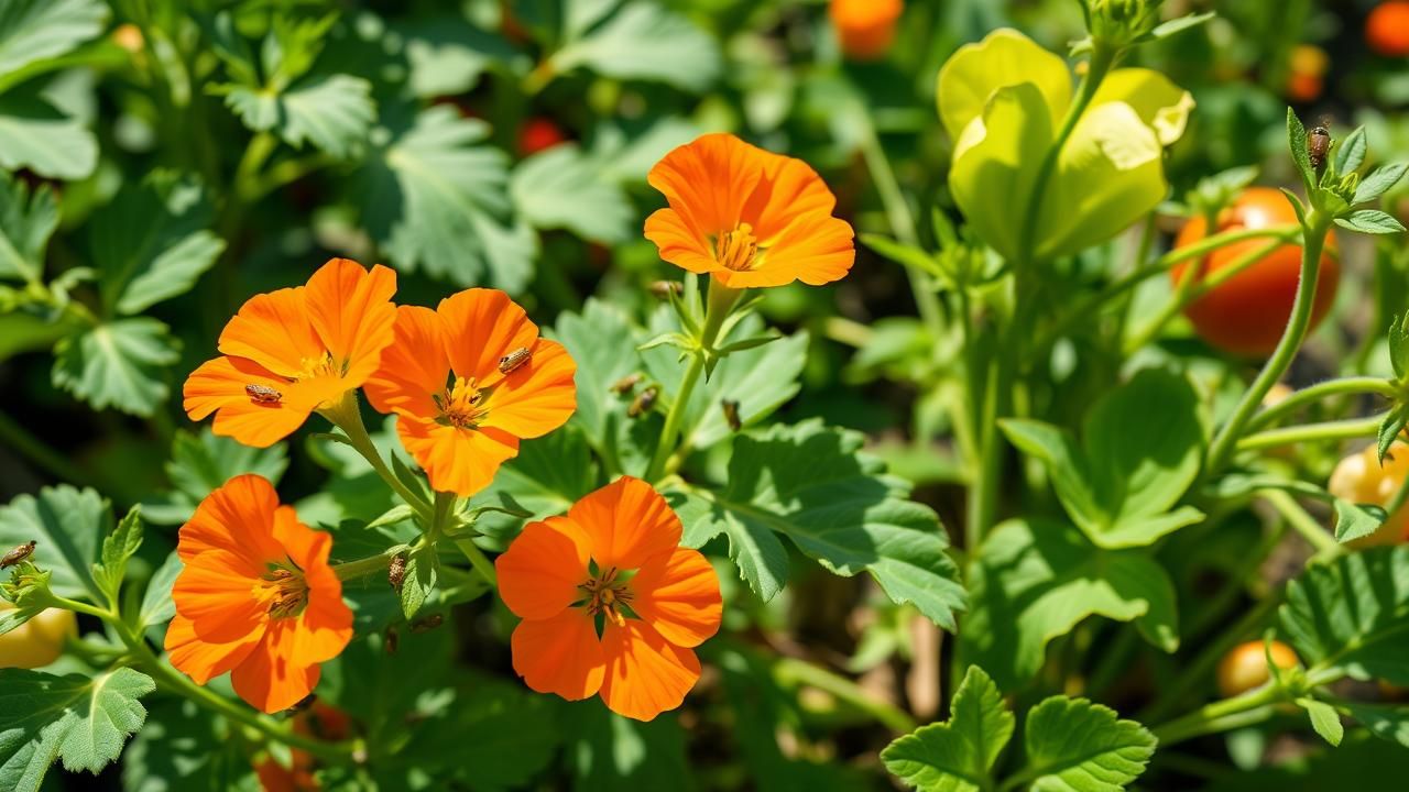 Capucine Protege Potager Pucerons Sans Chimique