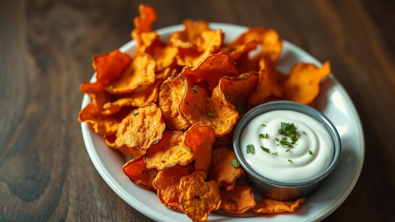 Carottes Chips Maison Apero Sain