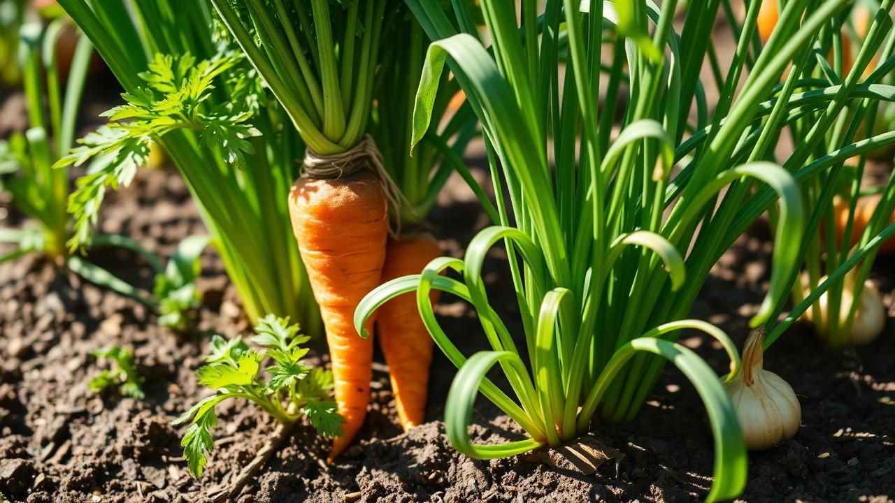 Carottes Oignons Duo Magique Potager