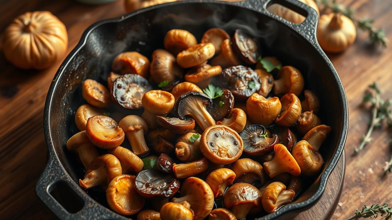 Champignons Cueillette Secret Automne