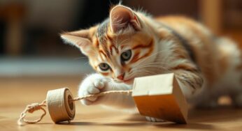 Chat ennuyé ? Ce jouet maison zéro euro le fascine depuis des semaines
