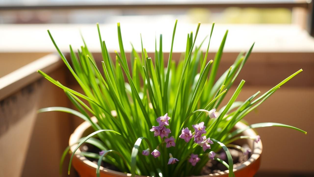 Ciboulette Plante Miracle Balcon Ville